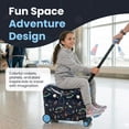 thumbnail image 7 of Viggio Travel To Space Ride-On 18" Suitcase For Kids & Toddlers, 7 of 7