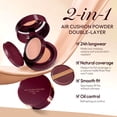 thumbnail image 3 of 2-in-1 Pressed Face Powder & Foundation Makeup, Matte Oil Control Flawless Setting Powder, Waterproof Long Lasting Finishing Powder, 3 of 6