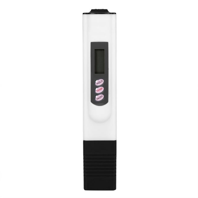 Qiilu Water TDS Meter Tester, Water TDS Meter Tester Pen,Digital LCD Water Quality Testing Pen Purity Filter TDS Meter Tester 0-9990 PPM Temp Portable