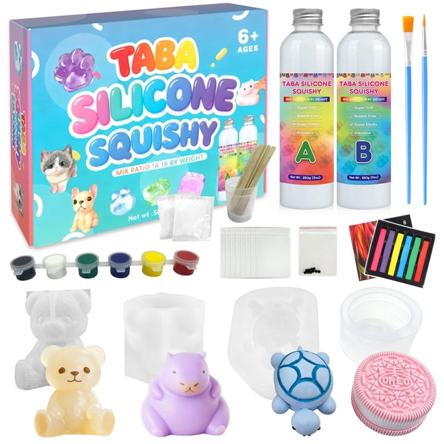 Kit Squishy UGRASEA Taba Silicona Líquida Suave 500 ml Capibara