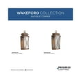 thumbnail image 6 of Wakeford Collection One-Light Antique Copper and Clear Water Glass Transitional Style Medium Outdoor Wall Lantern, 6 of 22