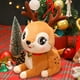thumbnail image 4 of xihome Muñeco de peluche de ciervo navideño de 18 cm (7 pulgadas), suave, de algodn, juguete de peluche, decoracin navideña, regalo, 4 of 6