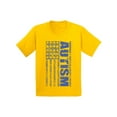 thumbnail image 1 of Awkward Styles Youth Autism Awareness American Flag Graphic Youth Kids T-shirt Tops, 1 of 4