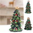 thumbnail image 1 of Adorno de Árbol de Navidad de resina - Elegante decoración de mesa con decoraciones de estrellas y calcetines, 9 cm o 13 cm, para casa y oficina navideña, 1 of 5
