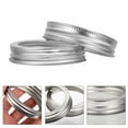 thumbnail image 3 of RENACLIPY 24Pcs Tinplate Split-Type Jar Cover Bands Dishwasher Safe Reusable Rings, 3 of 6
