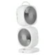 thumbnail image 4 of Ventilador giratorio de doble capa, ventilador de refrigeración, práctico ventilador de mesa portátil compacto, recargable para dormitorio, oficina, Gris, 4 of 8