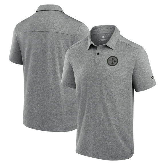 Men's Fanatics Black Pittsburgh Steelers Front Office Tech Polo