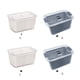 thumbnail image 5 of Toystoory Contenedores de almacenamiento elegantes y duraderos para cocina moderna y duradera, caja de almacenamiento de plástico multifuncional Organizadores de utensilios de cocina blanco L, 5 of 6