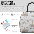 thumbnail image 3 of Unicorn and Butterfly White Pattern Insulated Leakproof Lunch Box for Work, Lunch Bag for Women Men, Loncheras Para Mujer for Beach Travel Picnic Camping, 3 of 6
