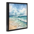 thumbnail image 3 of Stupell Industries Sun Bleached Serene Coast Black Framed Floater Canvas Wall Art, design by LSR Design Studio, 25 x 25, 3 of 9