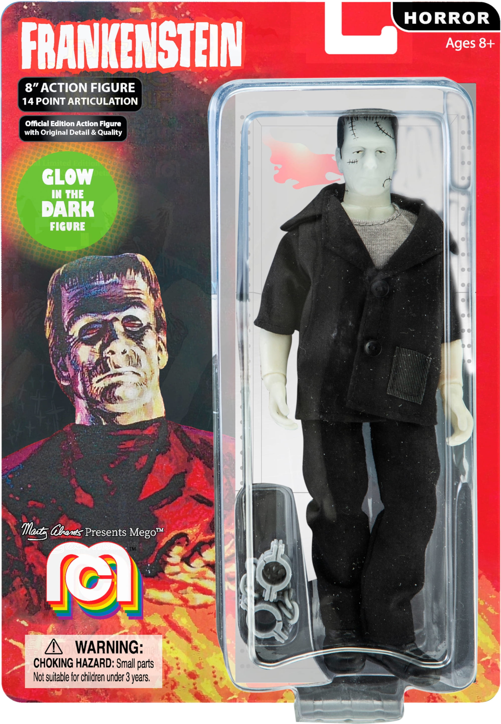 Mego Action Figures Limited Edition Collectors Item 8 Elvis Presley in Jailhouse Rock Black Denim outift with Black and White Striped Shirt 