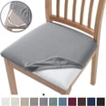 thumbnail image 2 of Chair Seat Covers Chair Removable Washable Upholstered Dining Room Chair Seat Protector Cushion Slipcovers, 2 of 7
