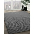 thumbnail image 3 of Ahgly Company Machine Washable Indoor Round Transitional Gunmetal Gray Area Rugs, 8' Round, 3 of 7