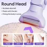 JUUTREN 5-in-1 Electric Razor & Shaver for Women, Painless Hair Remover & Epilator with LED Display, Rechargeable Cordless Bikini Hair Trimmer for Face, Legs, Underarms, Eyebrows & Body