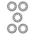 thumbnail image 3 of Ruiboury Lightweight And Easy To Install - Smooth Operation Chain Ring For Bicycles Bicycles Crank Bike Chain 48T black 5Set, 3 of 6