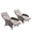 Beige, variant on Bellefurn Versatile Outdoor Recliner Chair,All-Weather Wicker Patio Chair Outdoor Chaise Lounge Chairs with Adjustable Backrest & Footrest,Outdoor Reclining Lounge Chair for Outdoor,Yard,Pool,Garden