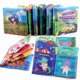 thumbnail image 4 of Libro de tela tridimensional para bebés Animal World English Palm Book Libro de tela para bebés Educación temprana Juguetes cognitivos, 4 of 6