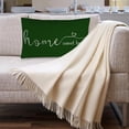 thumbnail image 2 of Home Sweet Home Quotes Farmhouse Pillow Covers 12x20 Inch,Home Decorative Throw Pillow Case Cushion Cover,Home Gifts,Housewarming Gift,Green, 2 of 6
