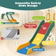 thumbnail image 6 of YUFU 7 In 1 Toddler Slide for Kids Age 1-3 Indoor Outdoor Playground Slide Set With Golf Basketball Easy Assemable Move (Yellow & Green), 6 of 10