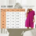 thumbnail image 5 of TEMOFON Womens T Shirt Dresses Short Sleeve Loose Tunic Tops with Pocket Casual Swing Basic Dress Dressy Fashion Womens Clothes Vacation Holiday Summer Sundress Solid Color Pink Size XL, 5 of 8