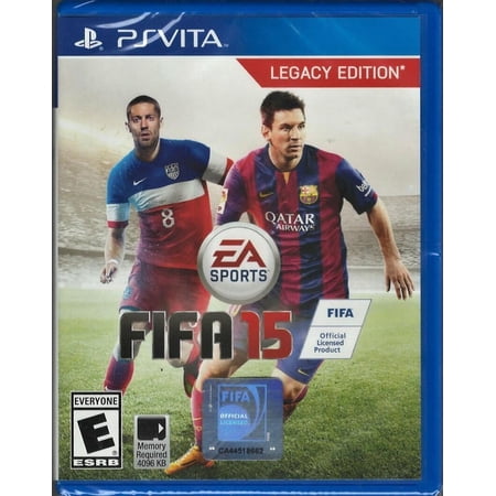 FIFA Soccer 15 PSV (Brand New Factory Sealed US Version) PlayStation Vita, plays