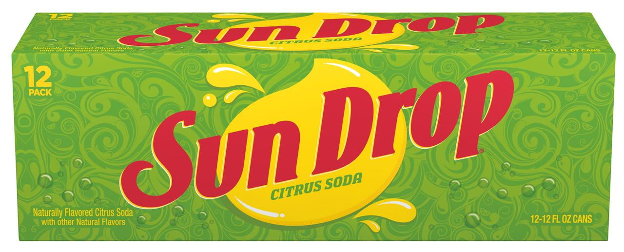 1x 12oz 12pk sun drop cans sundrop 
