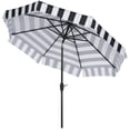 thumbnail image 7 of SAFAVIEH Outdoor Collection Elsa Fashion Line 9-Foot Tilt Umbrella Black / White, 7 of 7