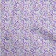 thumbnail image 1 of oneOone Polyester Spandex Purple Fabric Floral Sewing Craft Projects Fabric Prints By Yard 56 Inch Wide, 1 of 4