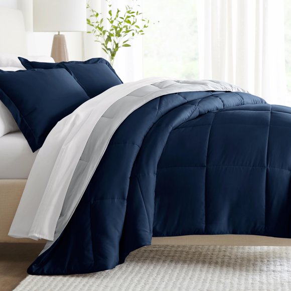 Linen Market Reversible King Size Comforter Set (3 Piece) - Bring Luxury Home With Our Soft And Lightweight Down Alternative Comforter King Set - This Includes Your King Comforter And 2 Pillow Shams