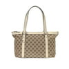 Authenticated Pre-Owned Gucci GG Canvas D-Ring Tote Bag