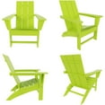 thumbnail image 5 of Palms Modern Folding Poly Adirondack Chair (Set of 4), 5 of 8