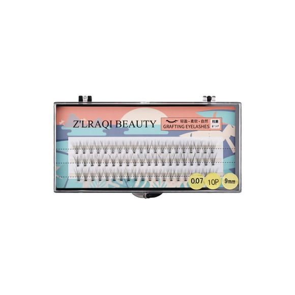 Cabello injertado tipo A 10P Cabello derretido en caliente Pestañas de injerto naturalmente densas Wmkox8yii hjk1770