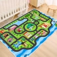 thumbnail image 1 of nanshiba Car Rug,Kids Play Rug with Roads,Playroom Toy Car Rug,Non Slip Car Track Rug City Map for Bedroom Classroom - (78.7X59 Inches), 1 of 8