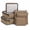 Khaki, variant on Packing Cubes for Travel Multi-Functional Luggage Organizers for Suitcase 6 Piece