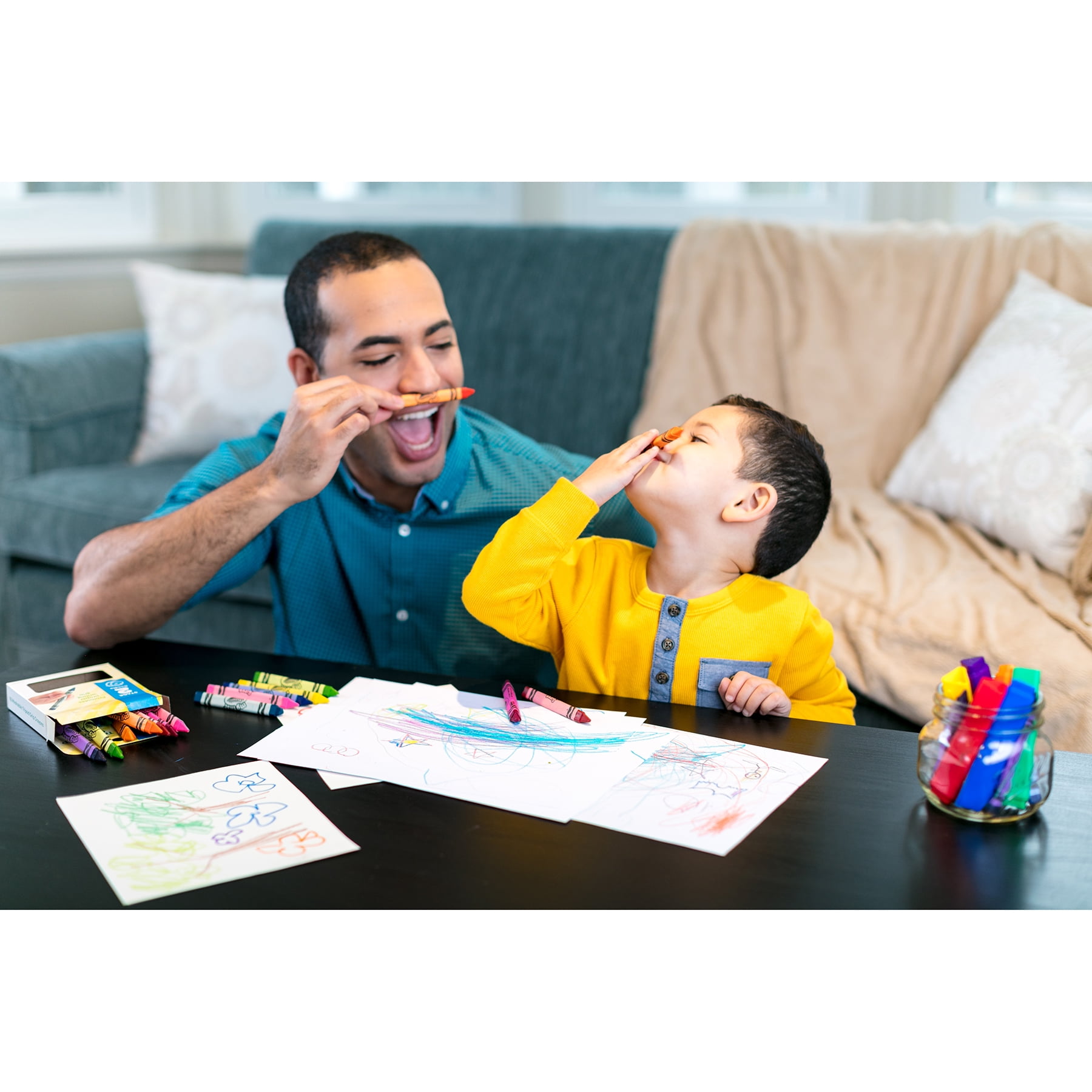 Crayola Washable Tripod Grip Crayons, 8 Per Pack, 8 Packs