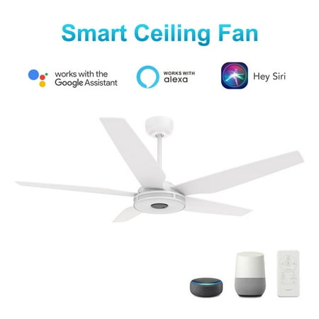 

Carro Elira 52-inch Indoor/Outdoor Smart Ceiling Fan White Finish