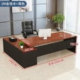 thumbnail image 1 of Executive Corner Office Desk L Shaped Shelf Standing Reception Computer Desks Storage European Mesa Escritorio Modern Furniture My Lux Decor Round, 1 of 22