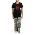 thumbnail image 4 of CafePress - Hugs Not Allowed Pajamas - Women's Short Sleeve Print T-Shirt and Pants Dark Cotton Pajama Set, 4 of 7