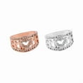 thumbnail image 6 of Gold Plated Alloy Heart Ring for Mom, European American Style, Geometric Design, Individually Packed, 6 of 7