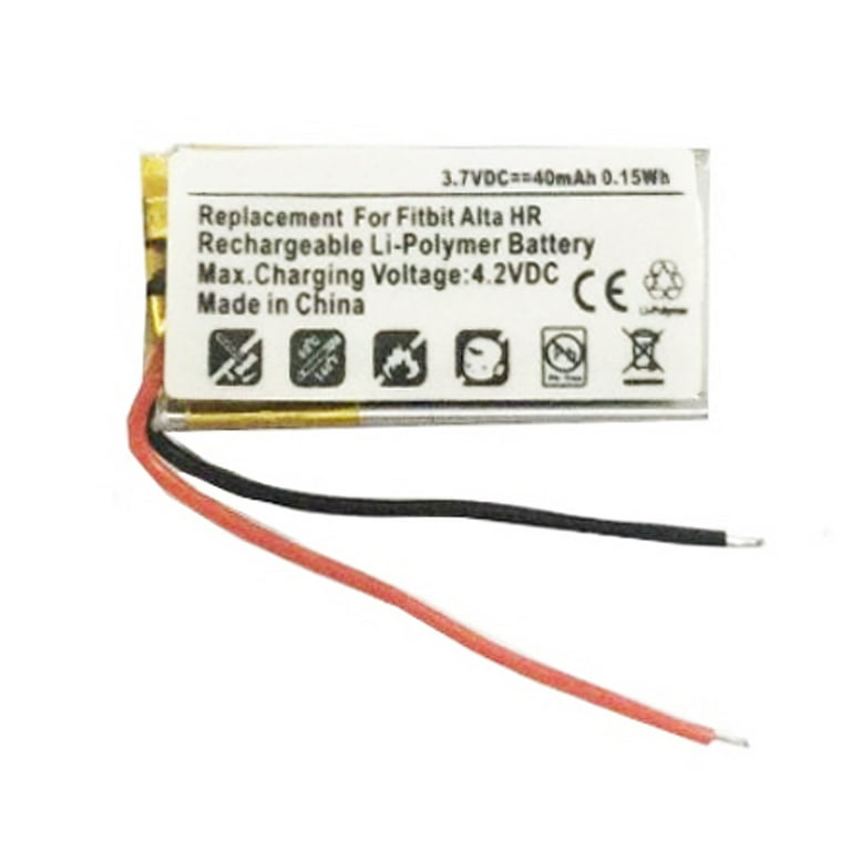 40mAh Battery Replacement for Fitbit Alta HR Activity and Fitness Watch FB408 Walmart