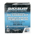 thumbnail image 5 of Quicksilver 25W-40 Oil Change Kit for 4-Stroke 75hp, 90hp and 115hp Mercury 1.7L Outboards, 5 of 7