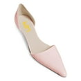 thumbnail image 3 of FSJ Women Elegant Pointy Toe Slip on D'orsay Pumps Solid Color Low Kitten Heels Comfortable Business Dressy Shoes Size 7 Pink, 3 of 4