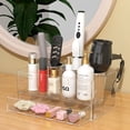 thumbnail image 2 of Organizador de herramientas para el cabello NIUBEE, acrílico transparente, con cajón, 2 of 7