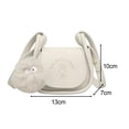 thumbnail image 3 of Bolso de hombro para mujer Yuyangstore Bolso cruzado informal de Tela de PU para ir de compras senderismo calle Beige, 3 of 8