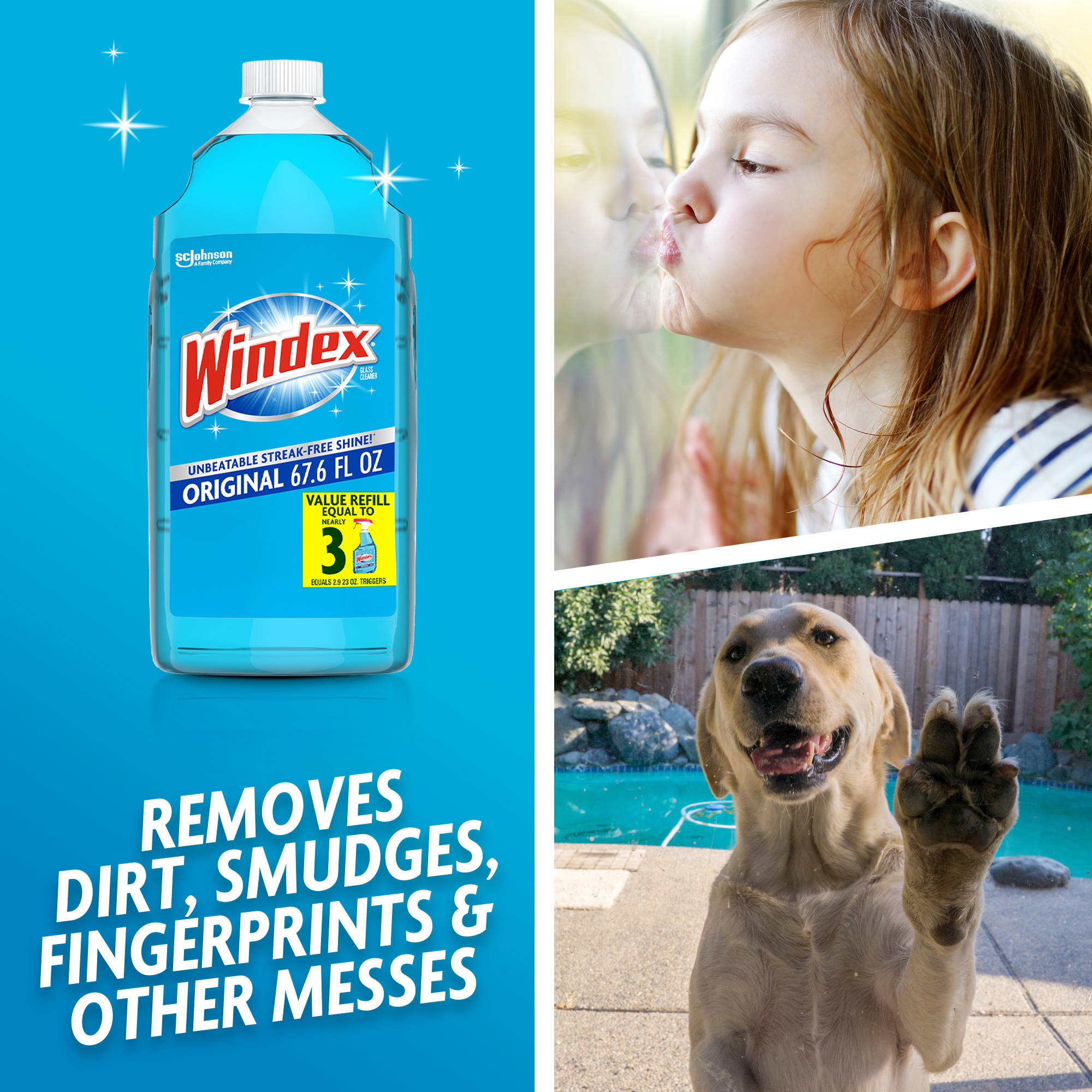 Windex Original Glass Cleaner Refill, 67.6 fl oz photo 5