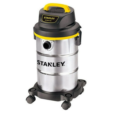 Stanley SL18130 4.0 Peak HP 5 Gallon Portable S.S. Wet Dry Vac with Casters