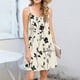 thumbnail image 3 of Camisón de poliéster para mujer, vestido de tirantes con cuello en V y botones para vacaciones de primavera y verano., 3 of 7