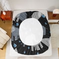 thumbnail image 5 of Castle Fairy Cartoon Elephants Bed Sheets for Boys Girls,Kawaii Animal King Sheets, 5 of 7