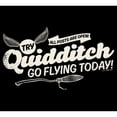 thumbnail image 2 of Junior's Harry Potter Quidditch Go Flying Today  Graphic Tee Black X Large, 2 of 3