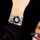 thumbnail image 5 of Reloj de pulsera de lujo de moda europea y americana con correa de malla de mariposa y diamantes brillantes, reloj de cuarzo para mujer, 5 of 6